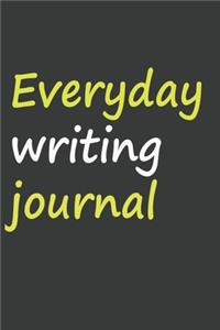 everyday writing journal notebook