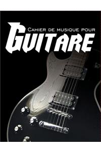 Cahier de musique pour guitare