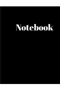 Notebook: 100 Lined Pages (8.5x11inches)