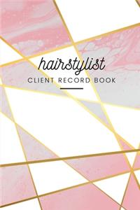 HairStylist Client Record Book