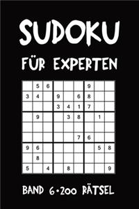Sudoku für Experten Band 6 200 Rätsel