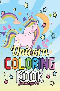 Unicorn Coloring Book for Kids Ages 4-8