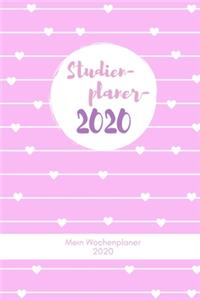 Studienplaner 2020 Mein Wochenplaner 2020