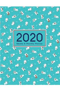2020 Planner Weekly & Monthly 8.5x11 Inch