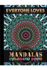 Everyone Loves Mandalas Coloring Book