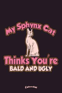 My Funny Sphynx Cat Calendar