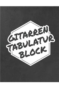 Gitarren Tabulatur Block