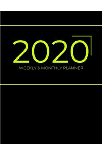 2020 Weekly & Monthly Planner