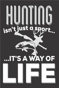 Hunting Isn't Just A Sport It's A Way Of Life