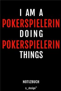 Notizbuch für Poker Spielerin