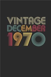 Vintage December 1970