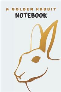 A Golden rabbit Notebook