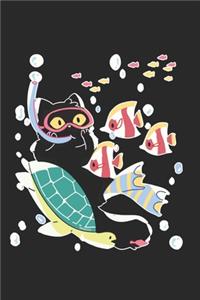Diving Cat Notebook