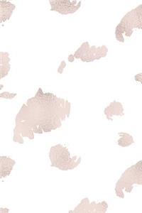 Cute Pattern Rose Gold Sketchbook
