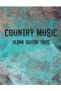 Country Music Blank Guitar Tabs