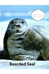 Seal Bearded on Cover for wideruledlinedpaper Composition Book