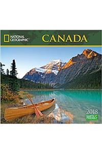 National Geographic Canada 2018 Wall Calendar