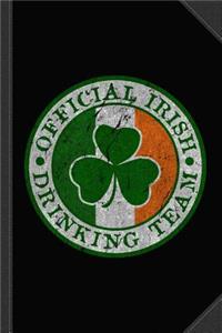 Official Irish Drinking Team Journal Notebook