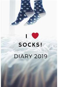 I Love Socks! Diary 2019