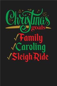 Christmas Goals Family Caroling Sleigh Ride