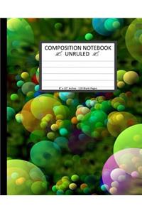 Unruled Composition Notebook 8