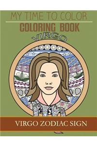 Virgo Zodiac Sign - Adult Coloring Book