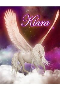 Kiara: Personalized Book with Name, Notebook, Journal, Diary, 105 Lined Pages, 8 1/2" x 11"