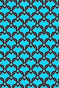 Bullet Journal Notebook Chained Hearts Pattern 11