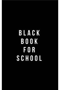 Black Book For School
