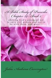 A Bible Study of Proverbs Chapter 24--Book 1