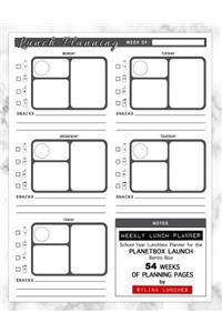 Weekly Lunch Planner