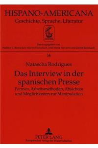 Das Interview in Der Spanischen Presse
