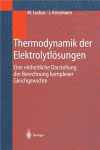 Thermodynamik Der Elektrolytlösungen