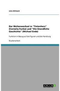 Der Weltenwechsel in "Tintenherz" (Cornelia Funke) und "Die Unendliche Geschichte" (Michael Ende)