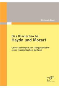 Das Klaviertrio bei Haydn und Mozart