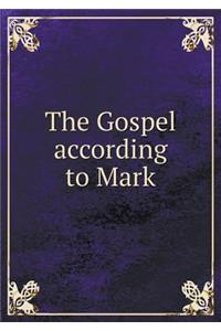 The Gospel according to Mark