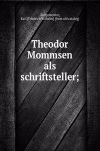 Theodor Mommsen als schriftsteller