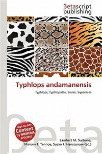 Typhlops Andamanensis