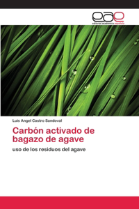 Carbón activado de bagazo de agave