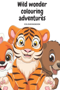 Wild Wonders Coloring Adventure colourbook for kids