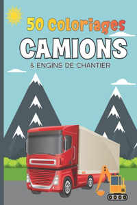 50 Coloriages Camions & Engins De Chantier