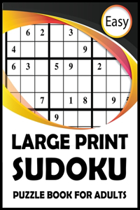 Large Print Sudoku Puzzle Book For Adults