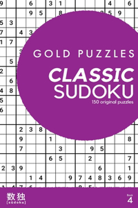 Gold Puzzles Classic Sudoku Book 4