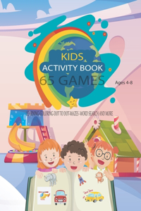 Kids Activity Book 65 Games