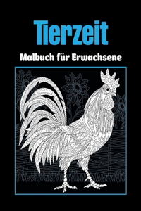 Tierzeit - Malbuch für Erwachsene