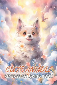 Cute Animal Reverse Coloring Book
