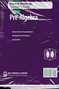 Know-It Notebook/Tg W/Oht Pre-Alg 2004