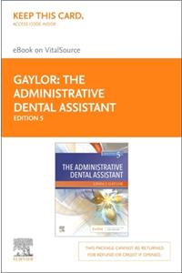 The Administrative Dental Assistant Elsevier eBook on Vitalsource (Retail Access Card)