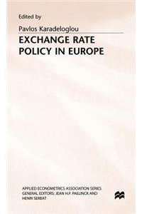 Exchange Rate Policy in Europe