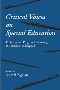 Critical Voices on Special Education